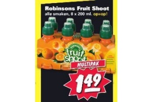 robinsons fruit shoot alle smaken
