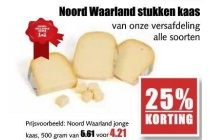 noord waarland stukken kaas
