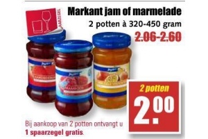 markant jam of marmelade
