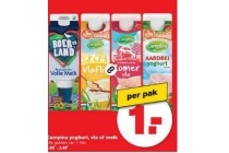 campina yoghurt vla of melk