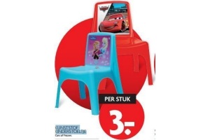 kunststof kinderstoeltje cars of frozen
