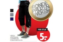 heren afritsbare capribroek