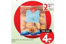 aardappelen kruimig grof
