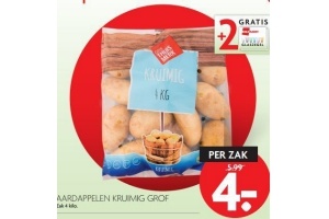 aardappelen kruimig grof