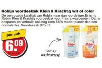 robijn voordeelzak klein en krachtig wit of color