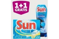 sun vaatwastabletten of sun gel