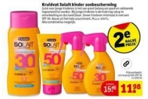 kruidvat solait kinder zonbescherming