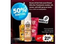 gliss kur treatments masker oil serum anti klit spray en tonic