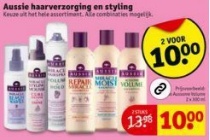 aussie haarverzorging en styling