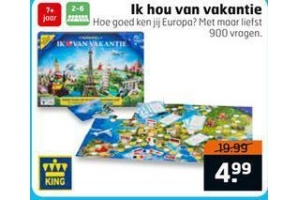 ik hou van vakantie