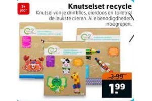 knutselset recycle