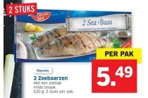 2 zeebaarzen lidl