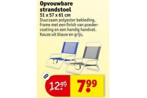 opvouwbare strandstoel