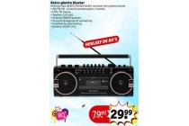 retro ghetto blaster