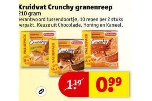 kruidvat crunchy granenreep