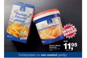 horeca select frituurvet bag in box