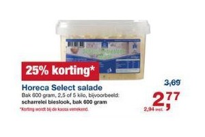 horeca select salade