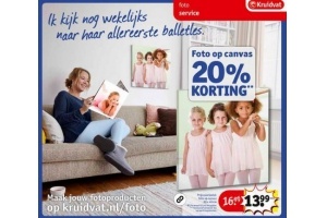 foto op canvas