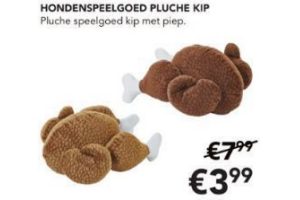 hondenspeelgoed pluche kip