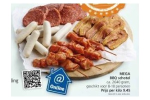 mega bbq schotel