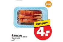 spies met gemarineerde zalm