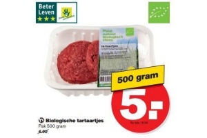 biologische tartaartjes