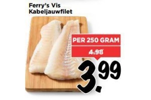 ferry s vis kabeljauwfilet