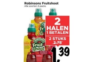 robinsons fruitshoot 4 packs