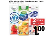 vifit optimel of goedemorgen drink