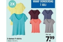 2 dames t shirts