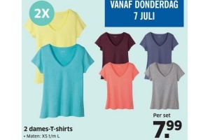 2 dames t shirts