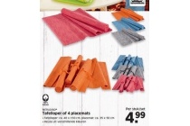 meradiso tafelloper of 4 placemats