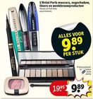 l oreal paris mascara oogschaduw liners en wenkbrauwproducten