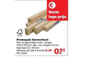 promopak timmerhout