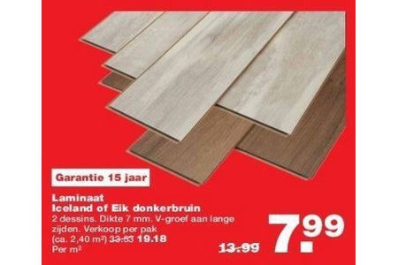 laminaat iceland of eik donkerbruin
