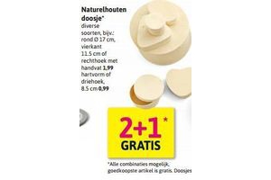 naturelhouten doosje