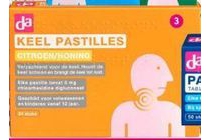 da keelpastilles chloorhexine citroen honing 5 mg