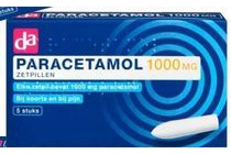 da paracetamol zetpil 1000 mg