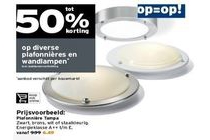 diverse plafonnieres en wandlampen