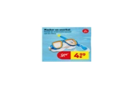 masker en snorkel