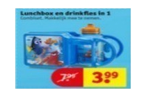 lunchbox en drinkfles in 1