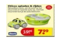 chicco opladen en rijden