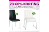 20 60 korting op alle eetkamerstoelen