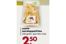 zoete aardappelfrites