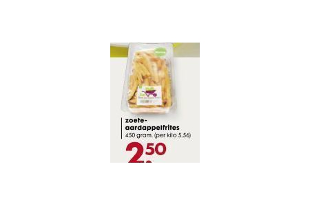 zoete aardappelfrites