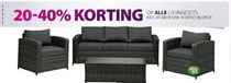 20 40 korting op alle loungesets