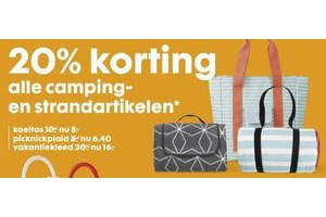 alle camping en strandartikelen