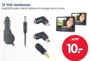 12 volt laadsnoer