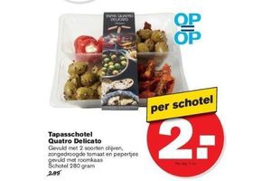 tapasschotel quatro delicato