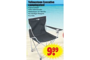 yellowstone executive campingstoel